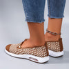 Women’s Checkered Slip-On Sneakers