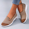 Women’s Checkered Slip-On Sneakers