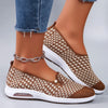 Women’s Checkered Slip-On Sneakers