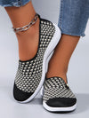 Women’s Checkered Slip-On Sneakers