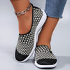 Women’s Checkered Slip-On Sneakers